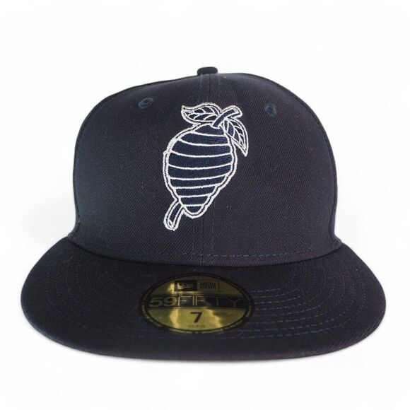 New Era Charlotte Knights Minor League Baseball Fitted Hat Black Size 7 - Picture 1 of 9